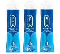 3x 50ml Durex Play Feel Lubricant Intensive Water-based Washable Erotic