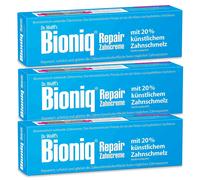 3x 75ml Dr. Wolff's Bioniq Repair Toothpaste with 20% Artificial Enamel