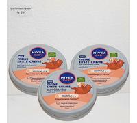 3x 75ml Nivea Baby My First Cream With Almond Oil Vitamin B5 C, E Hypoallergenic