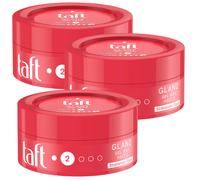 3X 75Ml Taft Shine Gel Wax Hold 24H Hold 2 Shine 5 Easy To Distribute Radiant #3