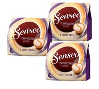 3x 8 Senseo Coffee Pads Cappuccino Choco for Double Holder Milk Range Creamy