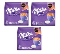 3x 8 Senseo Milka Chocolate Pads without Coffee for Double Holder Enjoyment