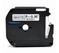 3x 9mm BLACK ON WHITE M-K221, MK-221 COMPATIBLE LAMINATED LABEL TAPE FOR BROTHER P-Touch THAT TAKE M TAPES. PT-45M, PT-55BM, PT-65, PT-70, PT-80, PT-85, PT-90, PT-100, PT-110, PT-55S, PT-65SB, PT-70BBVP, PT-80SCCP, PT-65SCCP, PT-70BM, PT-65SL, PT-70BMH, PT-65VP, PT-70DIY, PT-70HK, PT-70HOL, PT-70HOT, PT-70SP, PT-70SR. ALL 8m IN LENGTH.