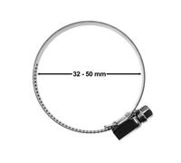 3X A2 Stainless Steel Hose Clip 32mm To 50mm 9mm Width