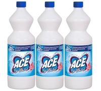 3x ACE Ultra for Whites - Powerful Laundry Bleach for Brilliant Whites - Deep Cleaning & Tough Stain Removal Formula - Brightens & Revives Fabrics