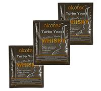 3X Alcotec Distiller’s Yeast Whisky with Glucoamylase Enzyme 73g 25L