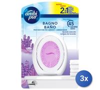 3X Ambi-Pur Odor Absorber Home Gel Lavender