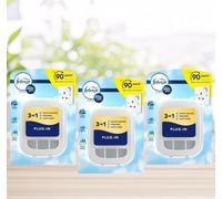 3X Ambi Pur Plug In 3 Volution Febreze Air Freshener Dispenser Plug For Oil Refills