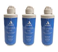 3x AndisClipperOilForProfessionalClippers/ Trimmers 118 ml