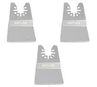 3X Antler 50mm Scraper Blades Compatible with Dewalt Stanley Worx F30 Erbauer Black & Decker Oscillating Multitool QAB50SPR