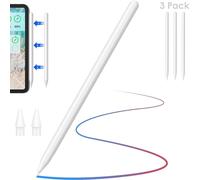 3x TECHGEAR Pencil 2nd Generation for iPad,Magnetic Wireless Charge iPad Pencil for Apple iPad Pro 11" 4/3/2/1,iPad Pro 12.9" 6/5/4/3,iPad Air 4/5,iPad Mini 6,Tilt Sensitivity Palm Rejection Apple Pen