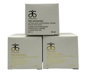 3x Arbonne RE9 Advanced Lifting & Contouring Cream SPF15 50ml