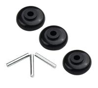 3X Axles and Rollers Motorized Heads Small Shaft Wheels，Compatible for Dyson，Vacuum Cleaner Powerheads Replacement