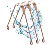 3x Ayurveda tongue cleaner made of 100% copper - tongue scraper from India