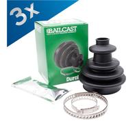 3x Bailcast - Stretchy Duraboot Driveshaft Joint CV Boot Kit Gaiter Cone DBC200