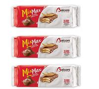 3X Balconi Mix Max Cacao Sponge Cake Covered with Chocolate with Cocoa Cream Mini Chocolate Cake ( 10 x 35g ) 350g