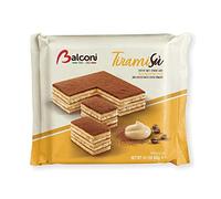 3X Balconi Tiramisu Traditional Italian Chocolate & Coffee Sponge Cake Dessert with Cream & Coffee Liqueur Filling 400g No Palm Oil! Contains Alcohol!