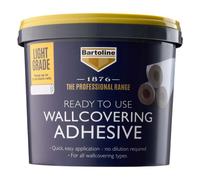 3X Bartoline 1876 Ready Mixed Light Wallcovering Adhesive For Hanging Vinyl 5Kg