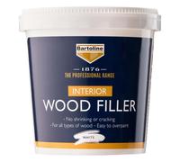 3X Bartoline 1876 Ready Mixed Wood Filler White Adhesion Frame Door Repair 1Kg