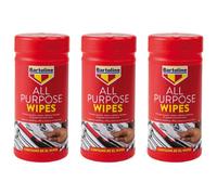 3X Bartoline All Purpose Wipes Paint Sealant Adhesive Oil Grease Cleaner 80 Xl