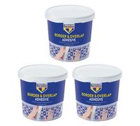 3X Bartoline Border & Overlap Adhesive High Grap Vinyl Border Wallpaper 1Kg