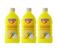 3X Bartoline Concentrate Sugar Soap Liquid Paintwork Cleaner Sains Remover 500Ml