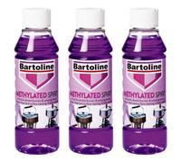 3X Bartoline Methylated Spirit Fuel Burner Camping Stove Glass Remover 250Ml
