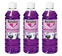 3X Bartoline Methylated Spirit Fuel Burner Camping Stove Glass Remover 500Ml
