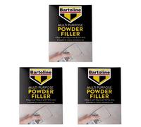 3X Bartoline Multi Purpose Powder Filler Plaster Wood Brick Stone Repair 1.5Kg