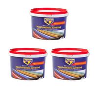 3X Bartoline Professional Ready Mix Wallcovering Adhesive For Luxury Vinyl 2.5L