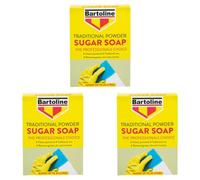 3X Bartoline Sugar Soap Powder Paint Cleaner Grease Dirt Remover 1.5Kg