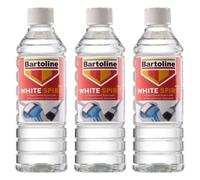 3X Bartoline White Spirit Low Odour Brush Paint Cleaner Oil-Based Solvent 500Ml