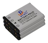 3x Battery for praktica luxmedia 12-z4 12-z4ts 12-z5 14-04 14-z4 14-z4 petrol 14-z4ts 14-z5 16-z51