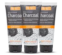 3x Beauty Formulas Charcoal Clay Mask 100ml - Deep Cleansing Face Mask with Kaolin & Activated Charcoal