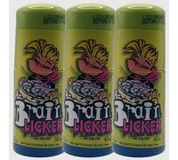 3x Blue Raspberry Brain Licker Sour Candy