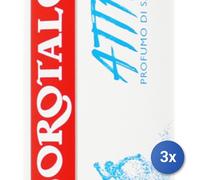6 x Borotalco, blue active spray deodorant, formula without alcohol and talc, with anti-odour molecules, 48 hours of effectiveness, fragrance of 150 ml sea salt + Italian gourmet polpa 400 g