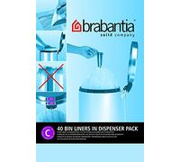 3X Brabantia Bin Liner C, 10-12 Litre - 40 Bags