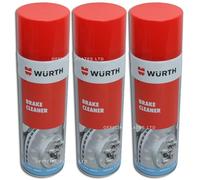 3x Brake Cleaner 500 mL Spray Aerosol Can. Compatible with Wurth 08901087 for Cleaning and Degreasing during Maintenance and Repair Work.