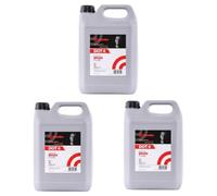 3X Brake Fluid Dot4 5L5 Litres Tank 1500 Viscosity At -40C Degrees Brembo L04050
