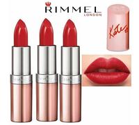 3x Brand New RIMMEL LASTING FINISH LIPSTICK BY KATE MOSS 51 RED MUSE full size