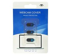 3x Camera Covers for Motorola Moto e20 Smartphone Webcam PC Tablet Pack of 3 (Black)