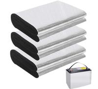 3X Car Battery Insulation Kit, CarBattery Wrap Battery Thermal Wrap, Large Multi Purpose Foil Insulation Flexible Fireproof Mat for Extreme Temperature Protection in Cold Weather Winter40.16×7.09inch