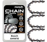 3x Chainsaw Chainsaw 25 cm 1.3 mm 3/8 Inch 40 TG for Bosch AMW10