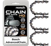 3x Chainsaw Chainsaw 35 cm 1.1 mm 3/8 Inch 52 TG for Bosch AdvancedChain 36V-35-40