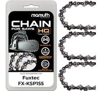 3x Chainsaw Chainsaw 40 cm 1.5 mm 0.325 Inch 66TG for Fuxtec FX-KSP155