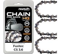 3x Chainsaw Chainsaw 50 cm 1.5 mm 0.325 Inch 76TG for Fuxtec CS 3.6