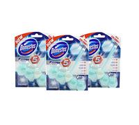 3x Chlorine Domestos Power 5 Rimblock Toilet Cleaner 55g