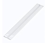 3X Clear 300 mm Acrylic Low Profile Flexible Living Hinges, Continuous | 300 mm, clear: Slim one-piece hinges, no metal pin to rust or jam; for lids, covers and cases