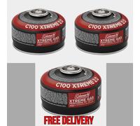 3x Coleman Gas Cartridge C100 Xtreme 2.0 Lightweight Hiking Camping Outdoors NEW