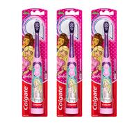 3x Colgate Kids Battery Powered Electric Toothbrush - Barbie Theme